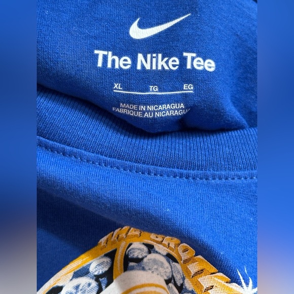 NEW Nike Duke Blue Devils Thank You Coach K Ring T-Shirt Men’s XL Royal Blue - Picture 6 of 8